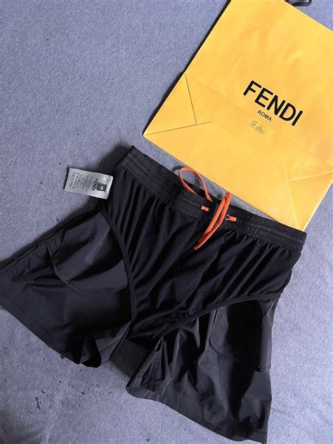 mens fendi swim trunks water reactive|Fendi swimwear men's.